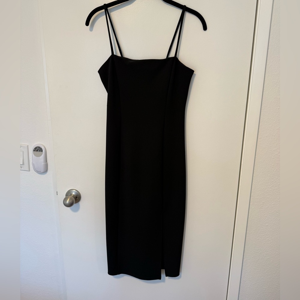 Leith Black Midi Dress